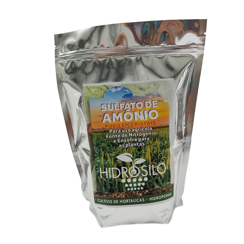 Sulfato De Amônio Puro Em Cristais 1 Kg Uso Agrícola