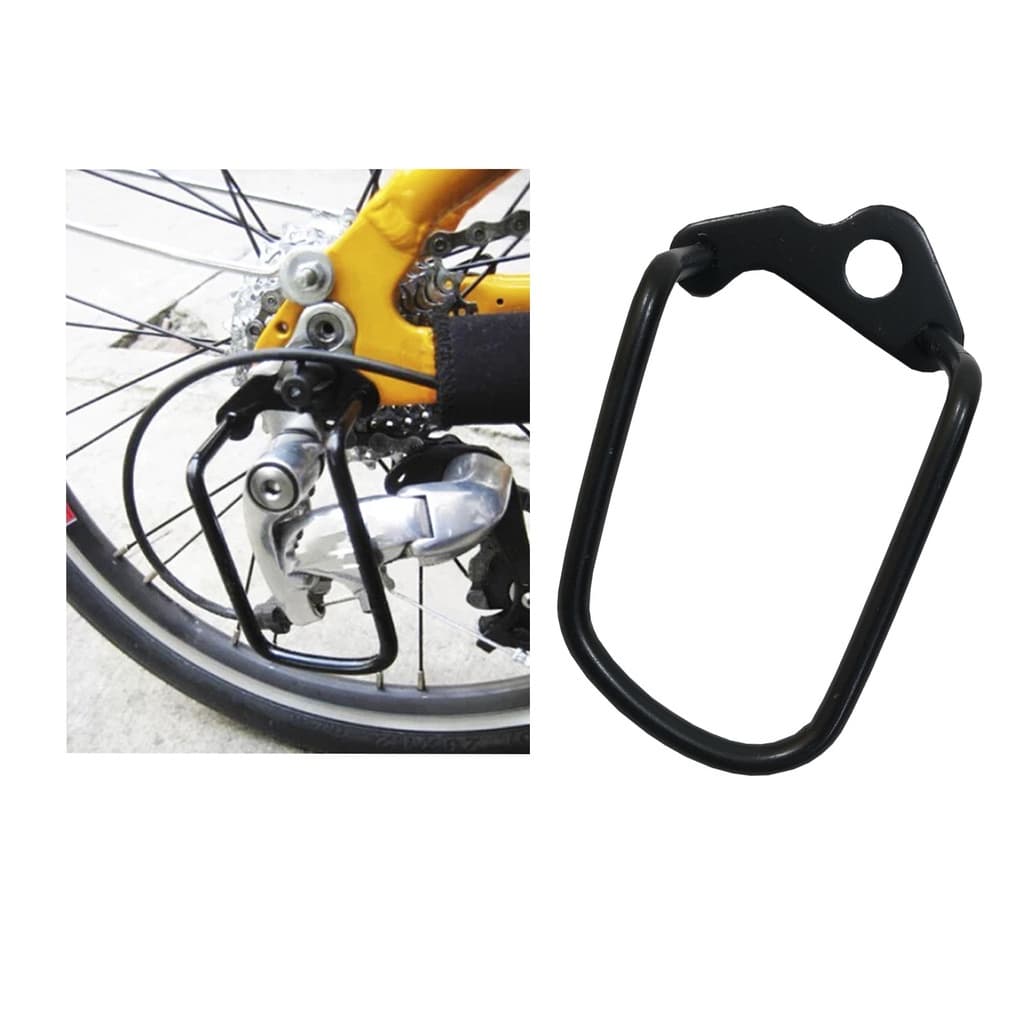 Proteção Protetor Bicicleta Bike Câmbio Traseiro MTB Preto