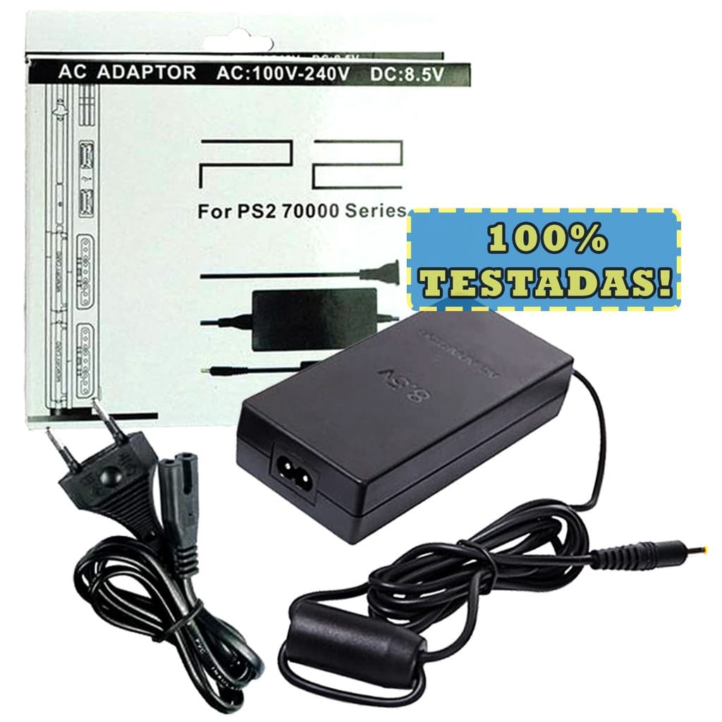 Fonte Playstation 2 Ps2 Slim Série 70000 Bivolt 110-220v c/ Nota Fiscal
