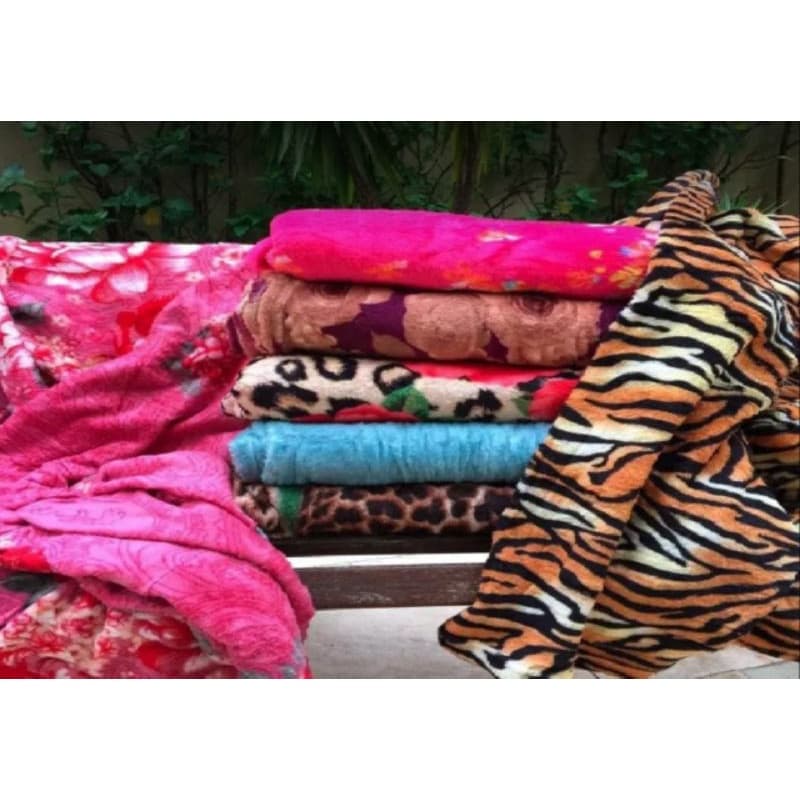 Manta Estampada Casal Padrão.