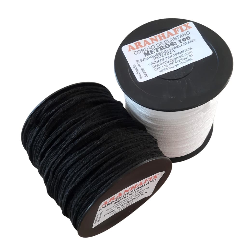 Elástico Para Mascara 100 Metros Roliço 3mm
