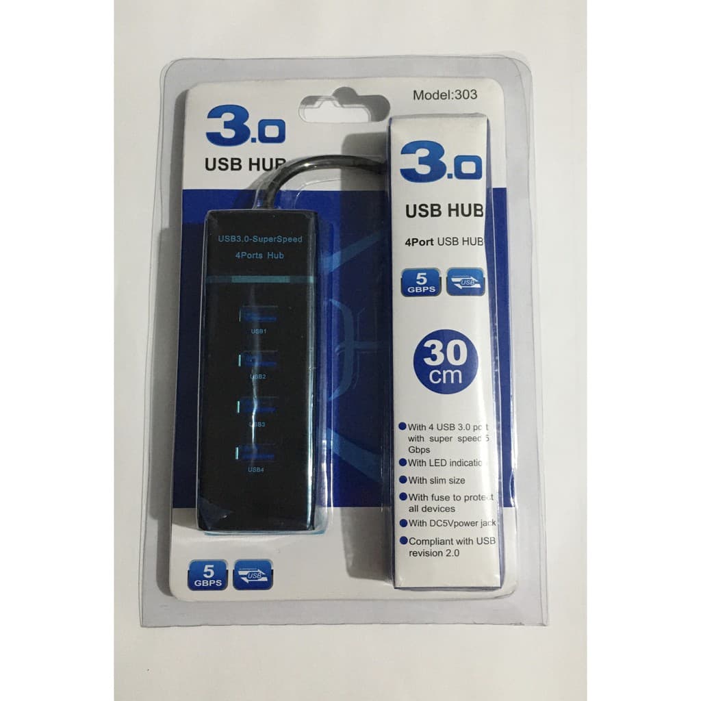 Hub Usb Com 4 Portas Usb De Alta Velocidade Usb 3.0 Hub Splitter 3 Hub Para Pc Portátil
