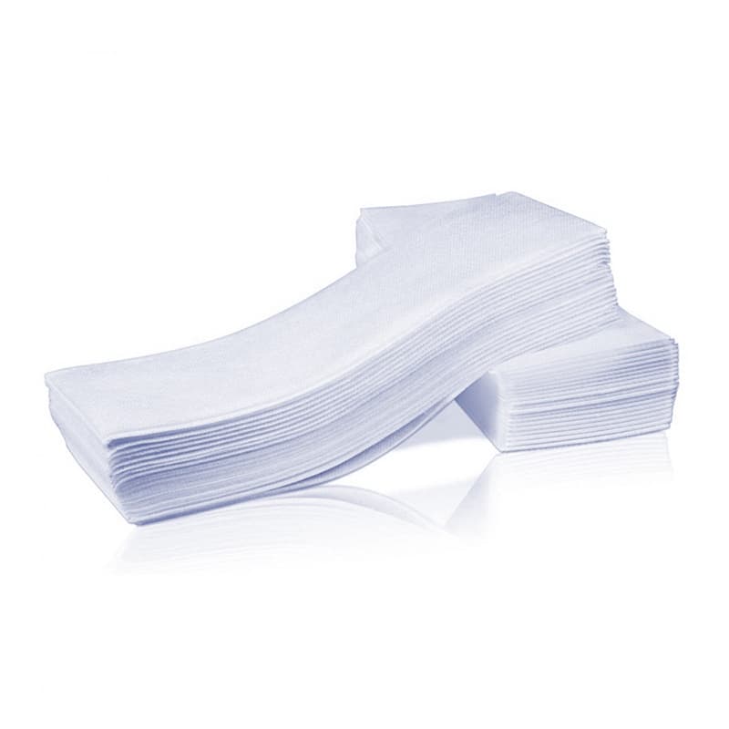 100un - Papel Falso Tecido Lenço Depilação