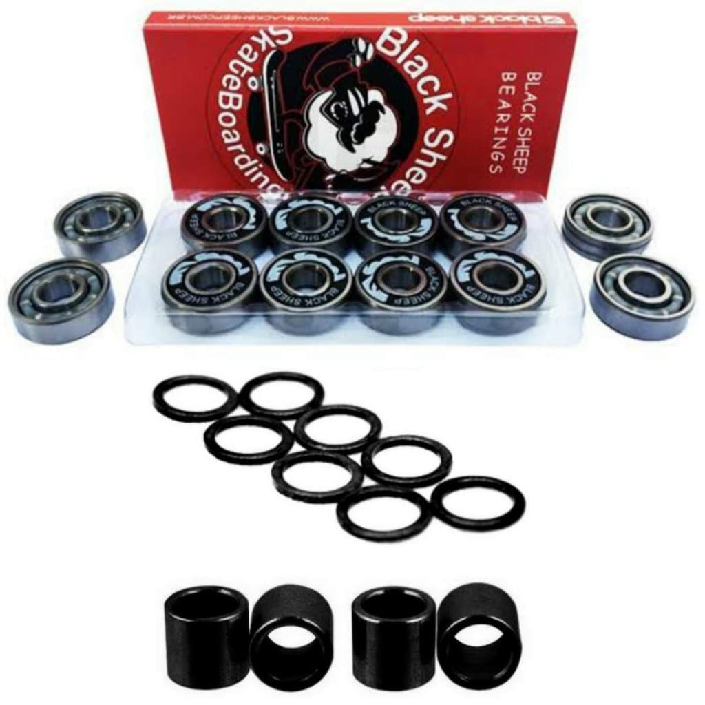 Rolamento Black Sheep Skate Ou Longboard Red Speed Precisão