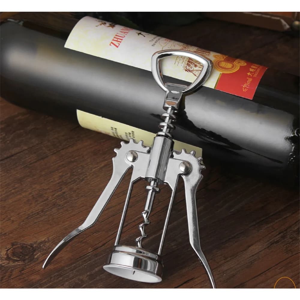 Abridor De Garrafa De Vinho Saca Rolhas Profissional Gourmet