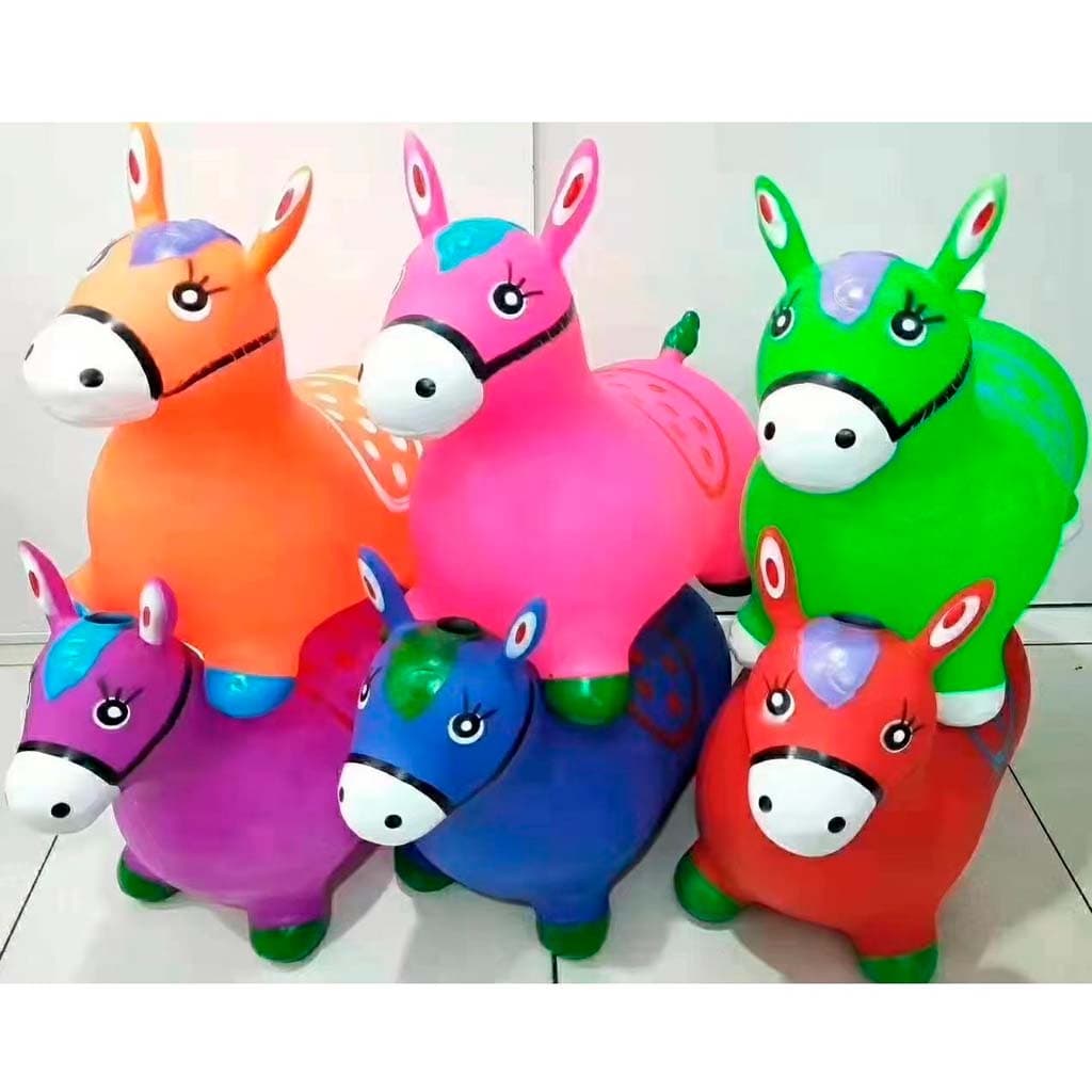 Cavalinho Brinquedo Inflável Infantil Upa Upa Pula Pula Com Musical Crianças