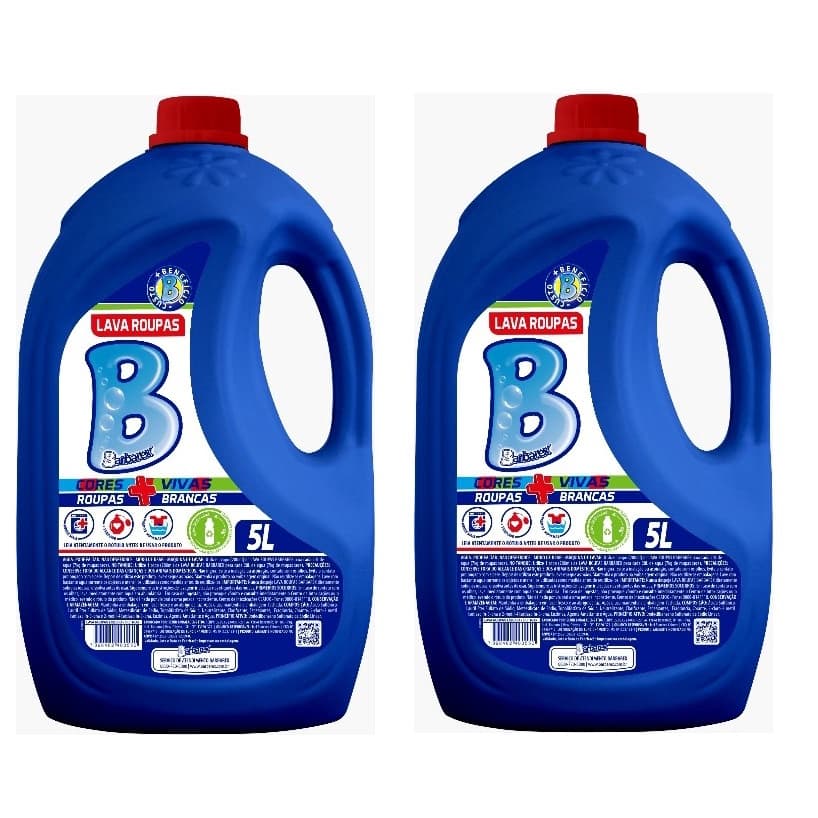 Kit 2 Amaciantes Lava Roupa 5 L Barbarex Roupas Brancas E Coloridas