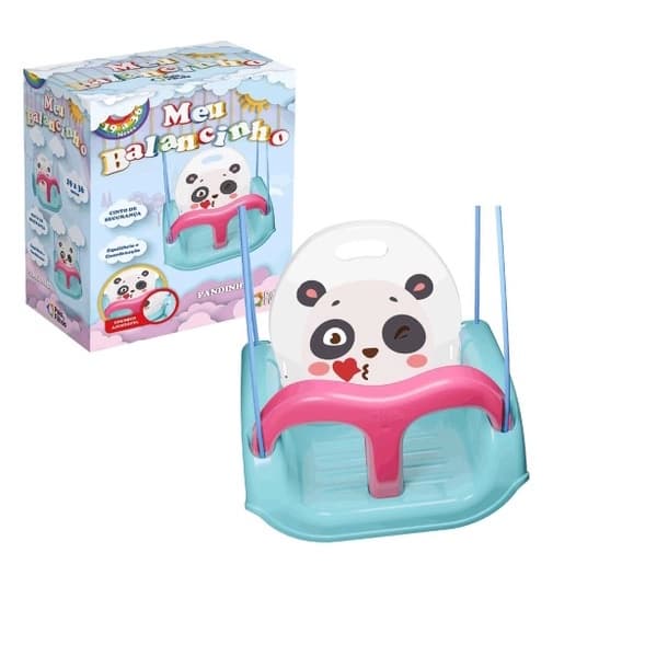 BALANÇO INFANTIL MEU BALANCINHO PANDINHA PAIS E FILHOS
