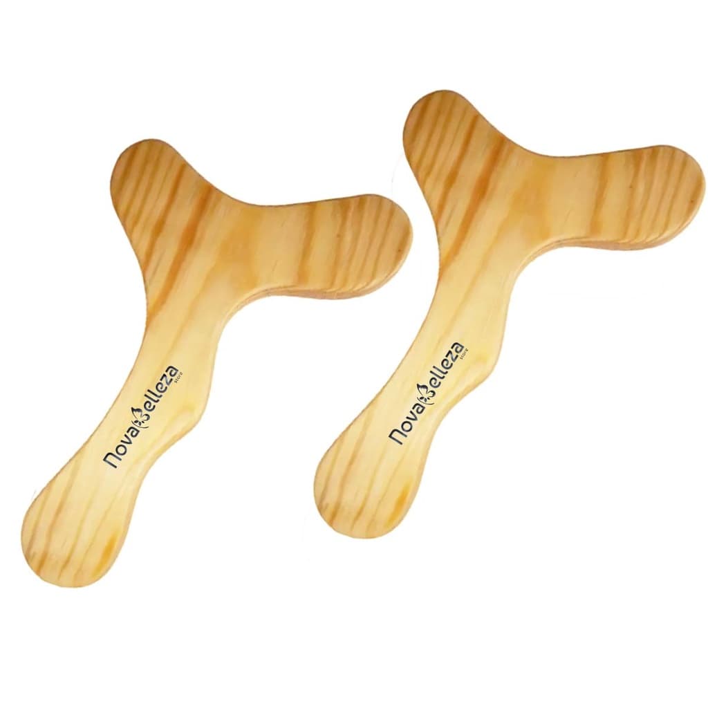 Kit Pantalas Madeira Para Massagem E Redução De Medidas Corporal