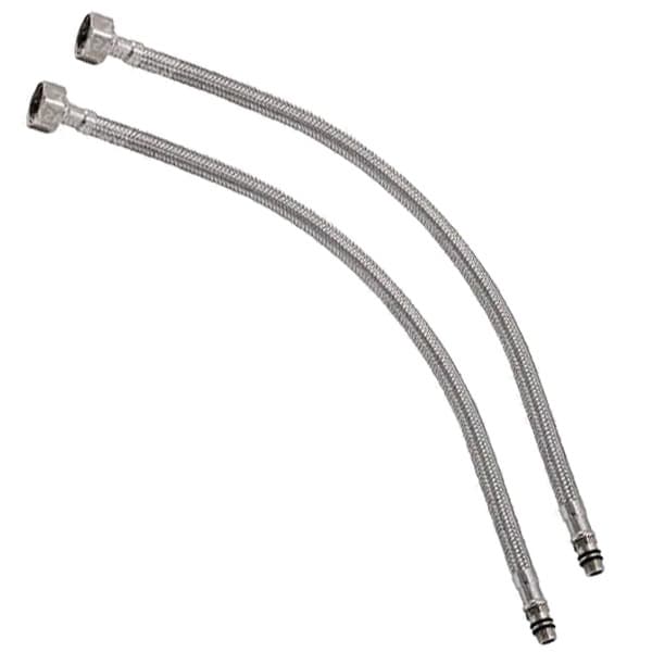 Engate Rabicho Par Monocomando Misturador 80cm Grande Flexível Mangueira Comprido Torneira Água Quente Fria Par Banheiro Cozinha