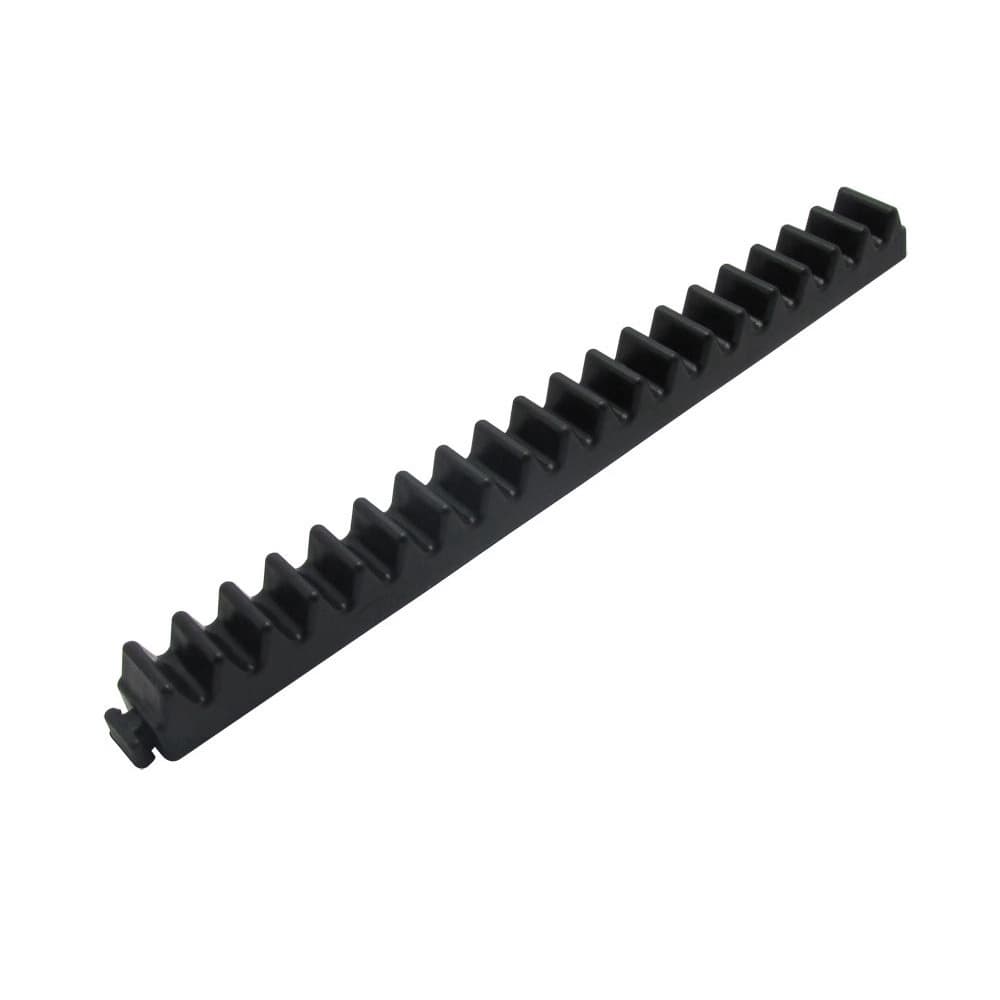 Gomo Cremalheira Nylon 30cm Preto Residencial Giltar