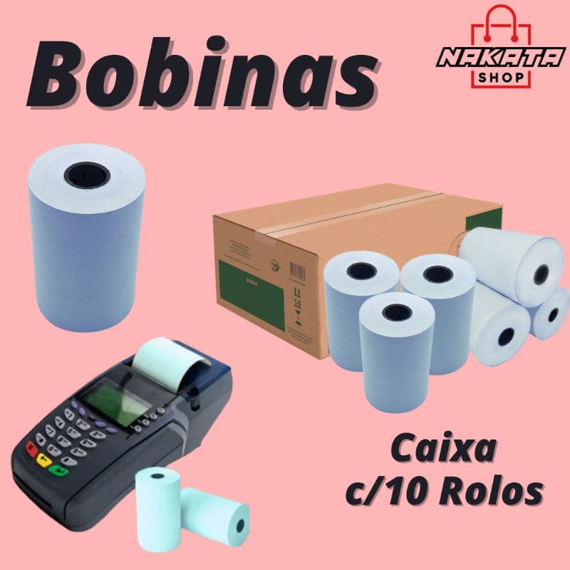 Bobinas para máquina de cartão 10un