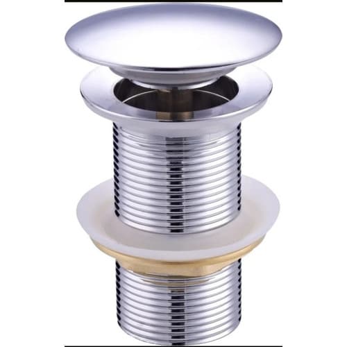 Válvula Click Up Cuba Vidro Louça Banheiro Metal Luxo