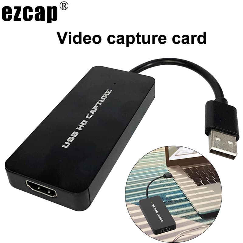 EZCAP 1080P 60hz Gravação De Vídeo Caixa HDMI Para Placa De Captura De Áudio E USB 2.0