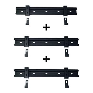 Suporte Tv Universal Regua - 20 À 55 Kit Com 3 Peças
