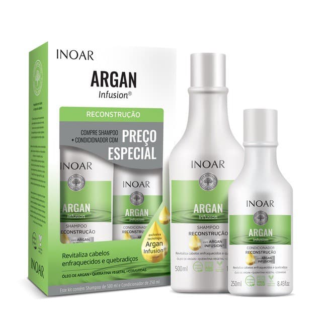 Inoar Argan Infusion - Kit Reconstrução 750ml