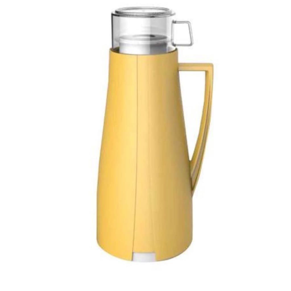 Garrafa Termica Pop Latte em Plastico Amarelo  1Lt. Dynasty