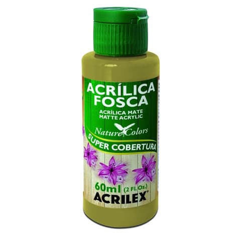 Tinta Acrílica Fosca 60ml -  Concreto 819 linha Natural collors - MDF