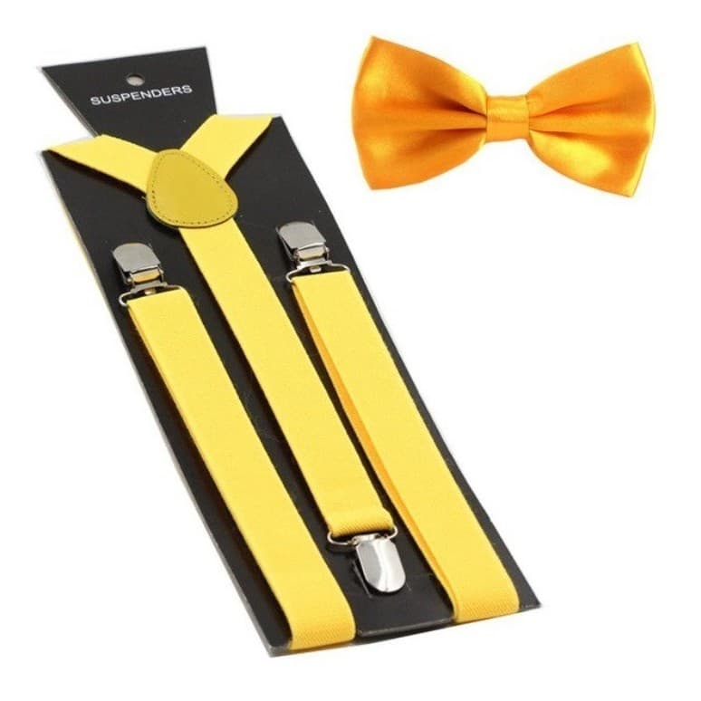 KIT SUSPENSORIO ADULTO AMARELO