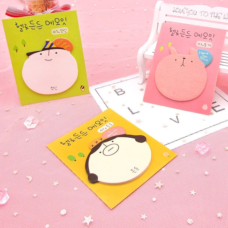 Avatar Dos Desenhos Animados Boneco De Neve Com Cartão Adesivos Estudante Aprendizagem Prêmios De Escritório Post It Not