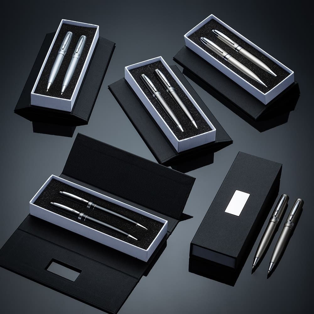 Kit Executivo Caneta + Lapiseira Luxo C/ Estojo Presenteável