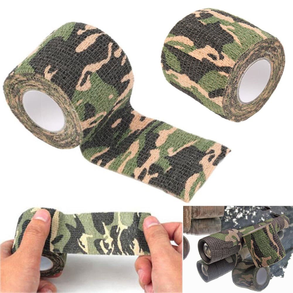 Fita Furtiva De Acampamento Não Tecida Autoadesiva De 5 Cm * 4.5 M Para Esportes Ao Ar Livre