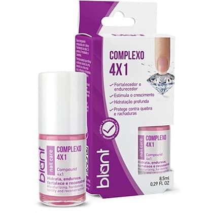 Base Fortalecedora Para Unhas Complexo 4x1 Blant