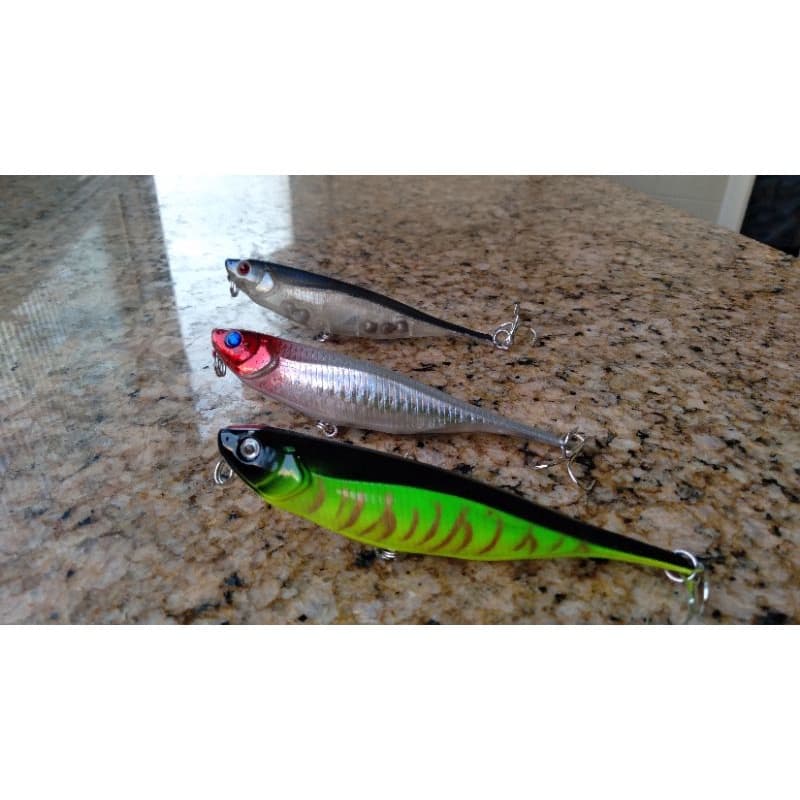 Isca Artificial para Pesca de SUPERFÍCIE para grandes predadores.(Stczr).