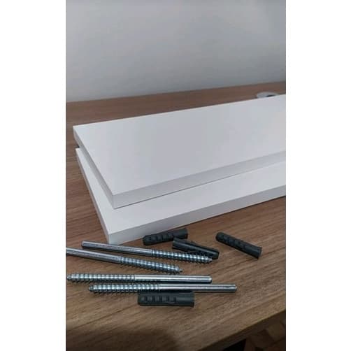 Prateleira MEGA OFERTA! 60x15 reta com suporte invisível GRÁTIS - 100% mdf
