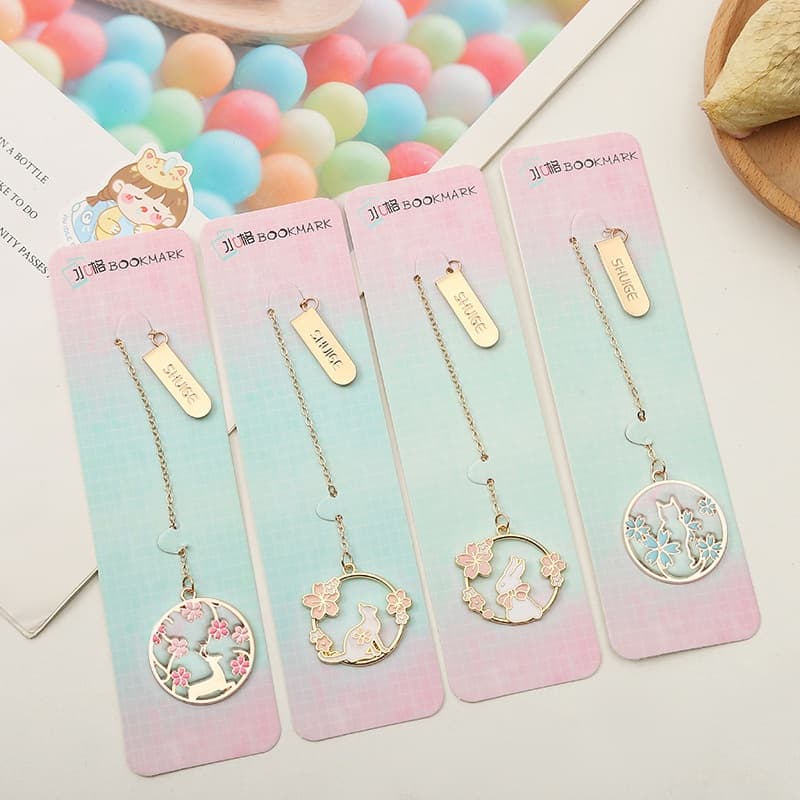 Marcadores Bonitos Da Série Sakura Para Animais De Estimação , Pequenos De metal Fresco , Criativos , Papelaria , Materi