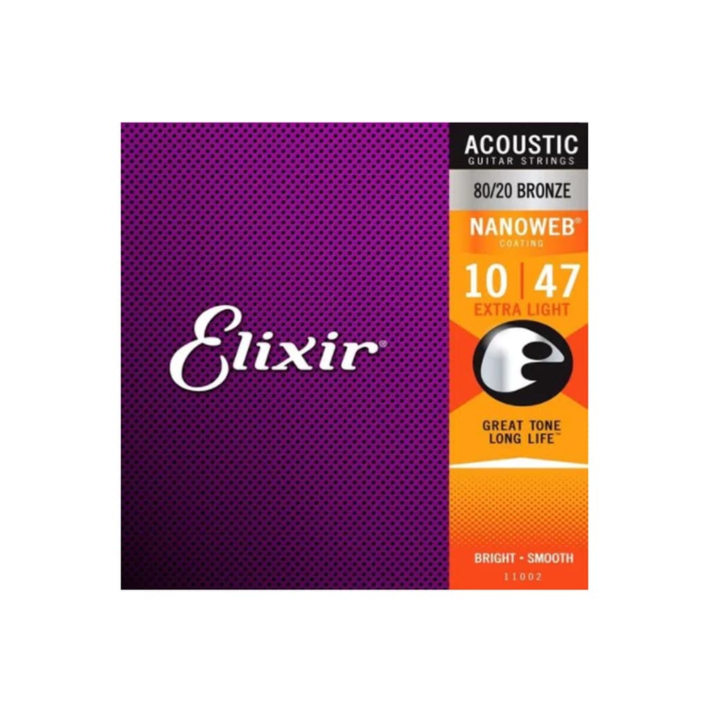 Encordoamento violão aço Elixir 010 11002