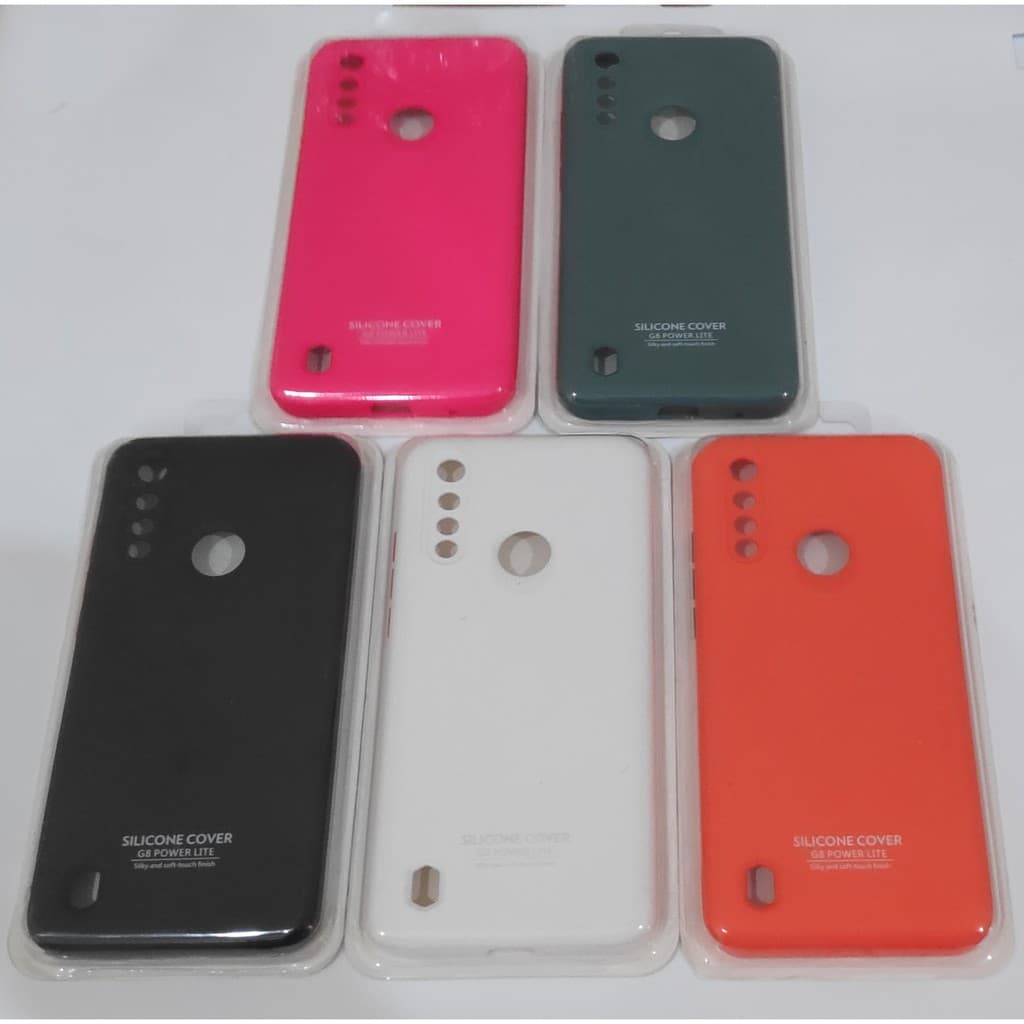 Capa Capinha Aveludada Com Proteção De Camera Moto G8 Power Lite Silicone Cover