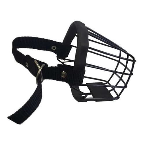 Focinheira De Metal Preto