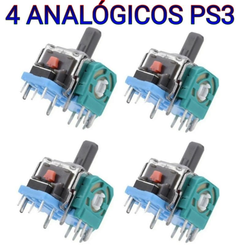 4 Botões Analógico 3d Ps3