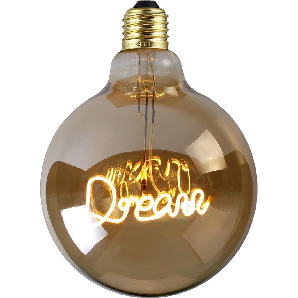 Lampada de escrita decorativa G125 Dream Branco Quente Love, Dream, Home, Hello, Bar, Chopp, Open, Beer Decorção Rosa