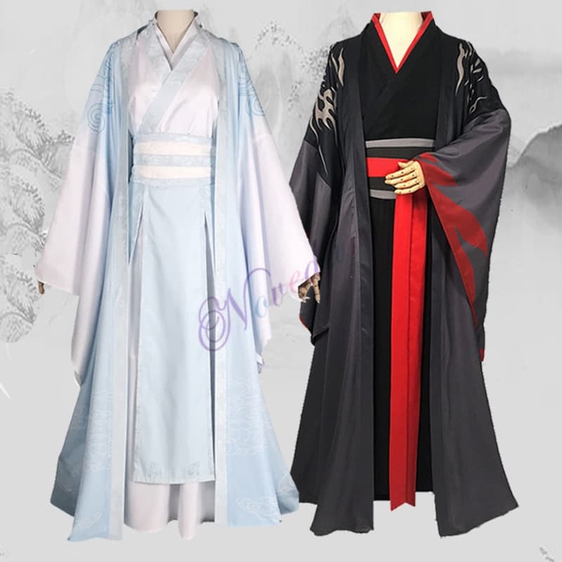 Dao Mo Para Shi Wei Wuxian Cosplay Traje Anime Mestre Demonic Cultivo Lan Homens Wangji Zu Hanfu