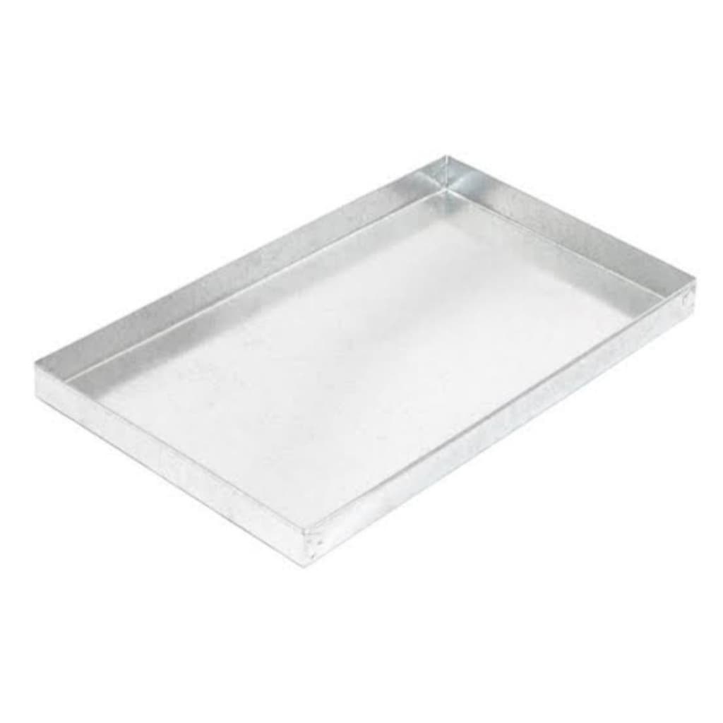 Tabuleiro de Bolo Asssadeira Galvanizado Grande Industrial Forma 58x37x4