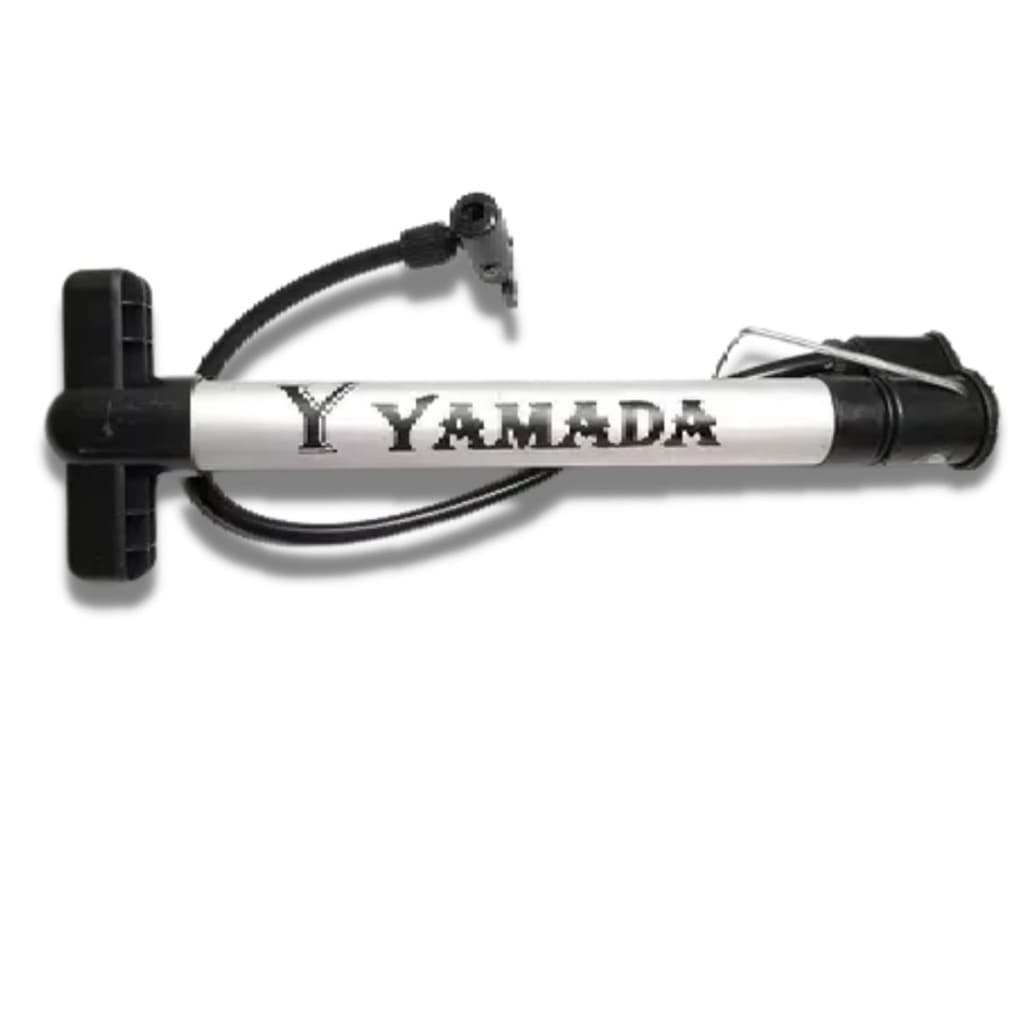 Bomba De Ar 30cm Bico Grosso Yamada WG Prata Pressão Enchimento Rapido