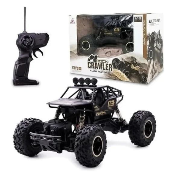Carrinho Controle Remoto 4x4 Monster Truck Rock Crawler Rc Presente Natal