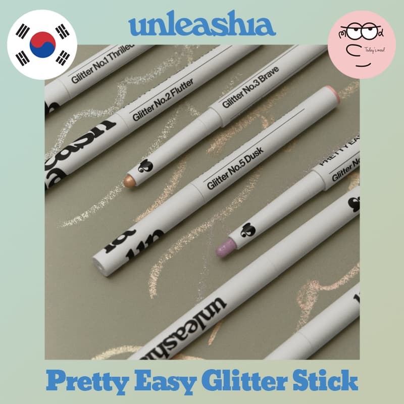 [unleashia] Pretty Easy Glitter Stick (7 Cores) | Eyeliner Sombra Pérola Brilhante Maquiagem Twinkle Point