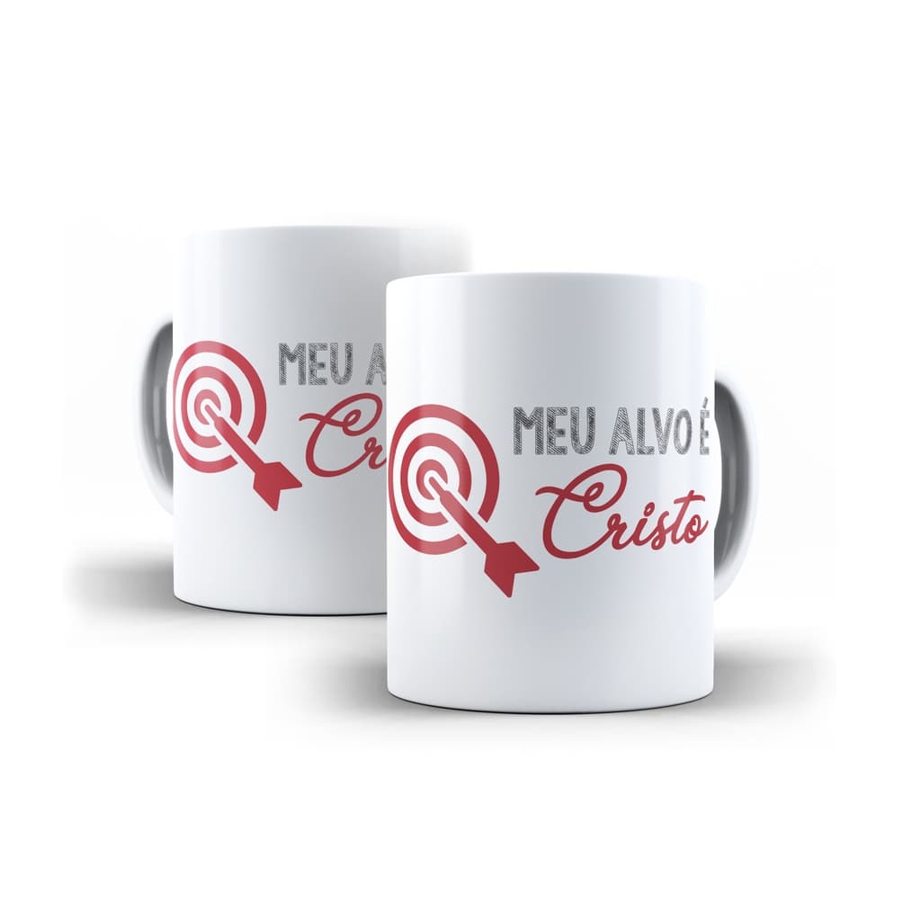 Caneca Personalizada Religiosa Meu Alvo É Cristo