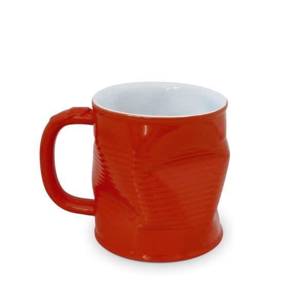 Caneca Lata Amassada 320ml Vermelho Ceraflame