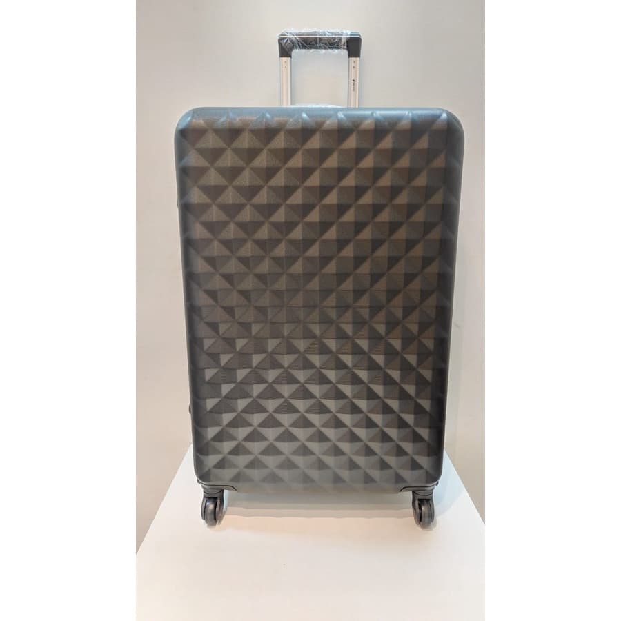 Mala de Viagem Grande Preta, 23kg para avião, em fibra.69x26x47. REF: 130