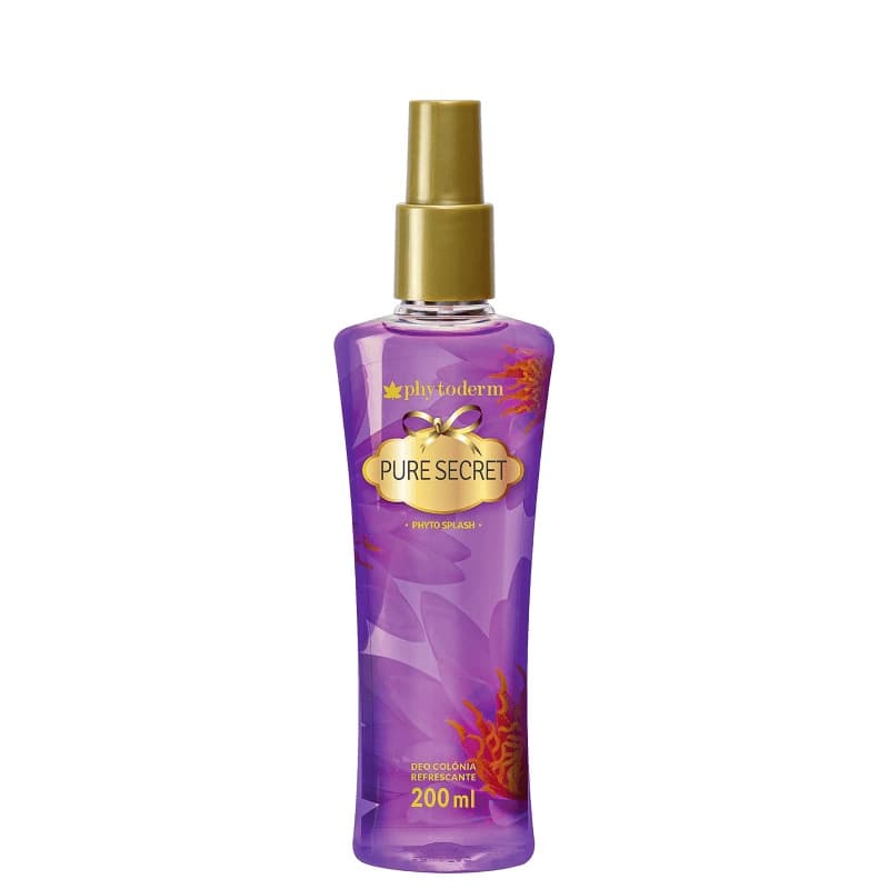 Phytoderm Pure Secret Deo Colônia - Body Spray Feminino 200ml