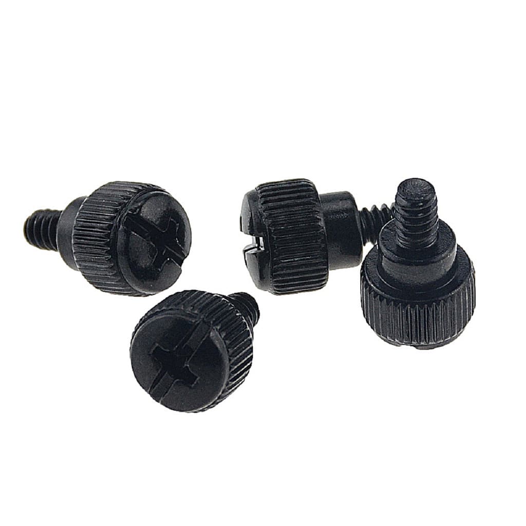 Kit 4 Parafusos Para Gabinete Gamer Thumbscrew Aperto De Mão Manual