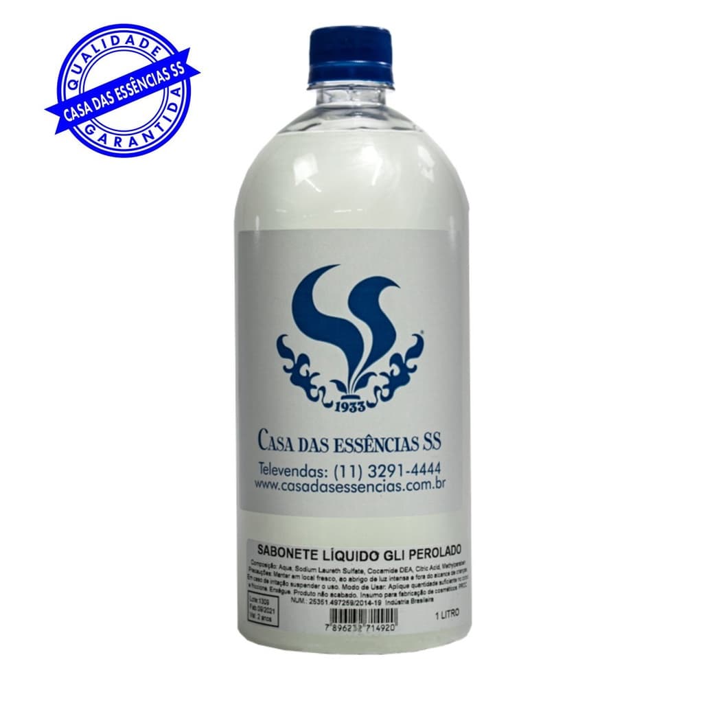 Base New Sabonete Liquido Perolado 1 Litro (2un)
