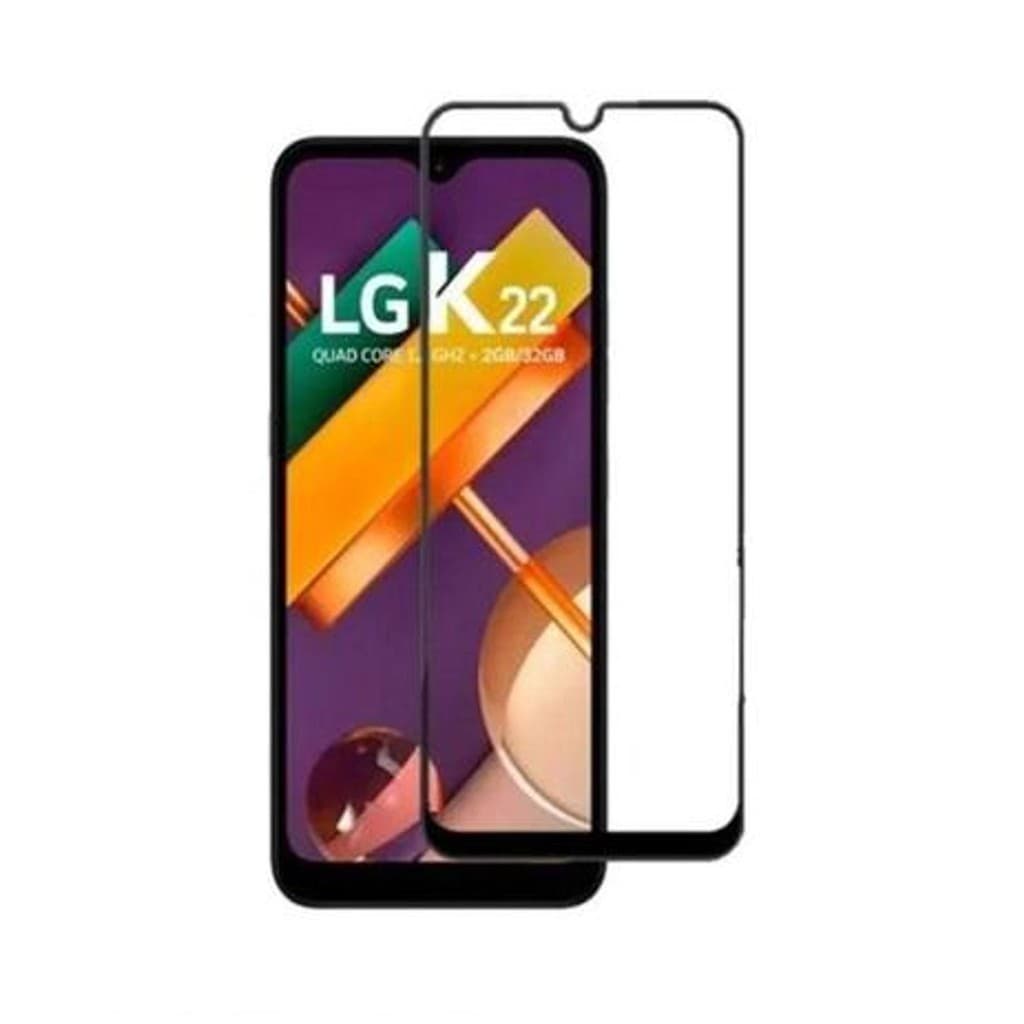Película De Vidro 3d 9d Compatível Com LG k22 k 22 Cobre 100% a Tela PRONTA ENTREGA