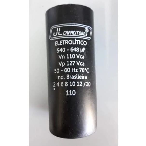 Capacitor De Partida de Motor 540-648uf 110v Para betoneira 110v ou 220v
