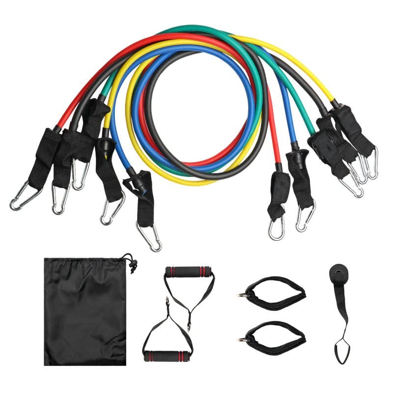 Kit Elástico Musculação Treino Exercícios  Ginástica