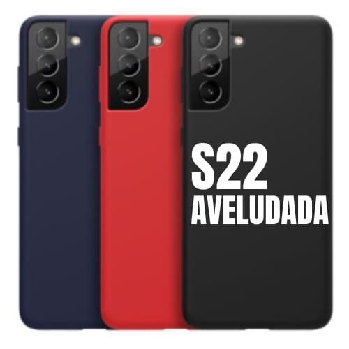 Capa Silicone Aveludada Galaxy S22 Samsung Silicone Case Flexível Diversas Cores